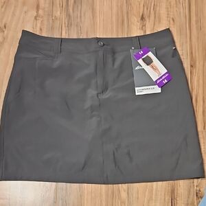 Eddie Bauer Women's Dark Smoke Gray Adventurer 2.0 Skort 14